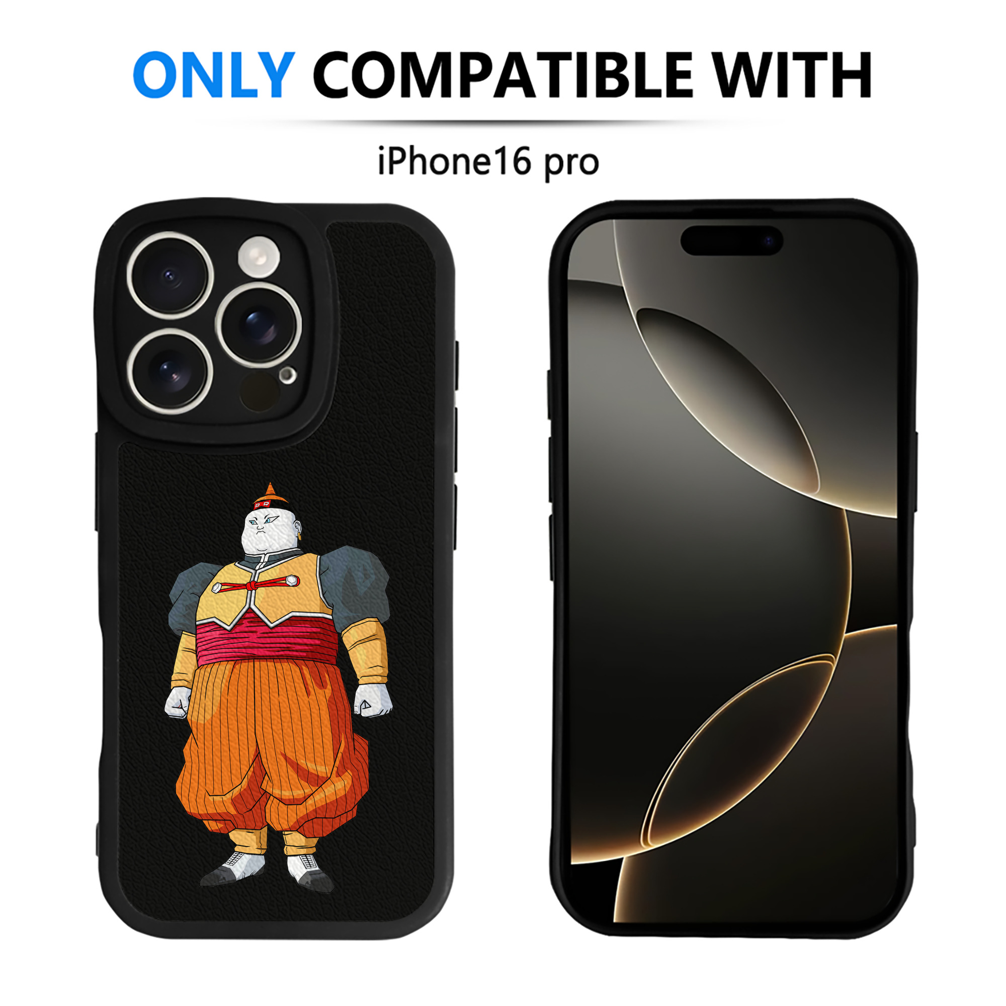 （画像用） ドラゴンボール DRAGON BALL 【iPhone 16シリーズ対応】シリコンスマホケース（レザー調） 材質：シリコン